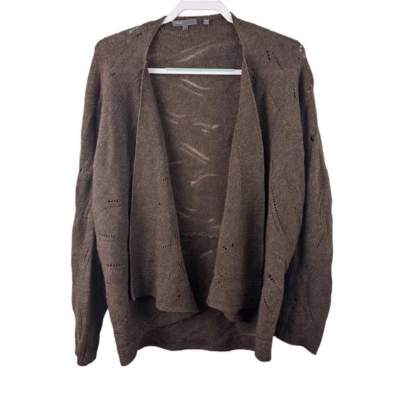 Vince Drop Needle Shrug Yak Wool Cardigan Sweater - Picture 9 of 10